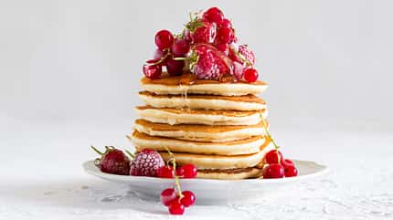 Pancakes mit fruchtigem Topping
