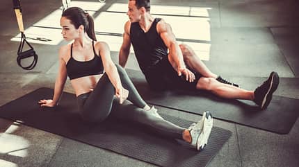 Auch immer mal gut für die Beinmuskulatur: Stretching Auch immer mal gut für die Beinmuskulatur: Stretching