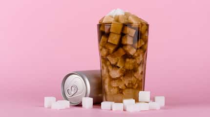 Soft-Drinks enthalten viel Zucker