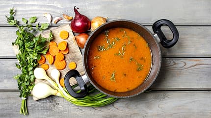 Suppe ist gesund, daher greifen Sie ruhig öfter mal zu