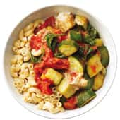Nudeln mit Zuccini-Sugo Nudeln mit Zuccini-Sugo