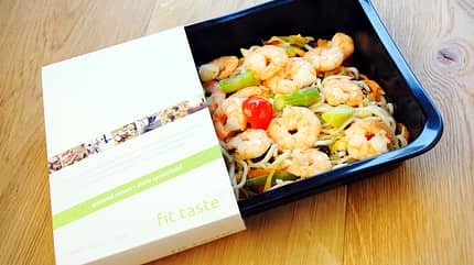 Test-Essen 3: Asia-Nudeln mit Shrimps Test-Essen 3: Asia-Nudeln mit Shrimps