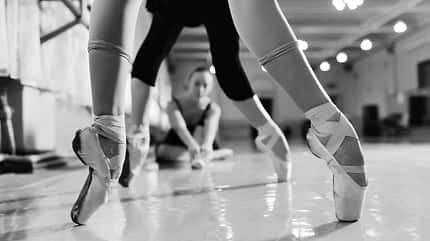 Ballett, Tanztraining Fußposition beim Ballett