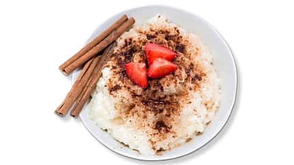 Milchreis mit Erdbeeren Milchreis mit Erdbeeren