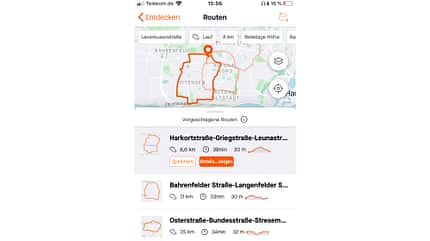 Strava Routen