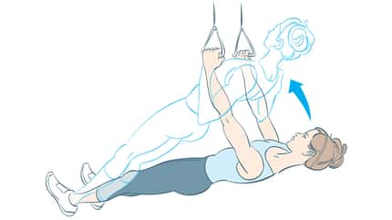 Fitnesstest Rudern am Schlingentrainer Fitnesstest Rudern am Schlingentrainer