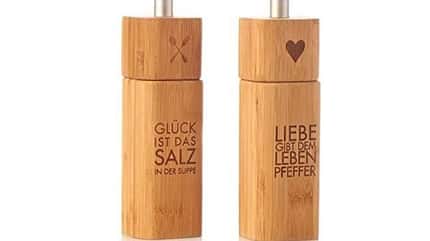 Dieser Salz- und Pfefferstreuer sind ein wahrer Hingucker Dieser Salz- und Pfefferstreuer sind ein wahrer Hingucker
