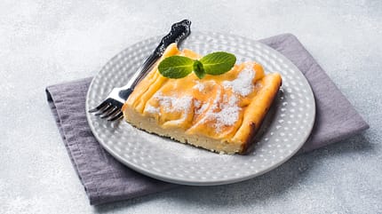 Der Quarkauflauf ist super schnell zubereitet, vor allem das Grundrezept