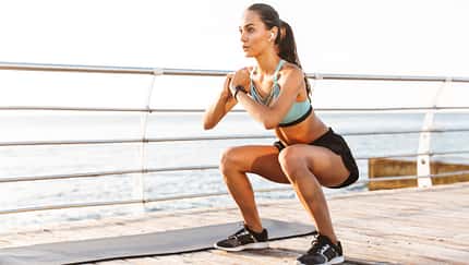 Workout für straffe Beine