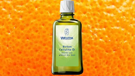 Gegen Cellulite: Glättendes und hautstraffendes Birken Cellulite-Öl von Weleda