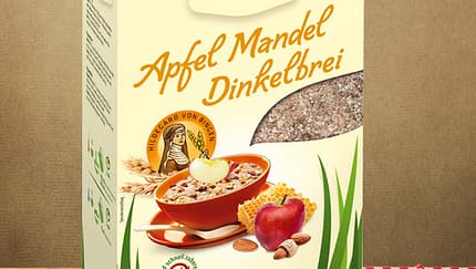 Apfel-Mandel-Dinkelbrei von Rosengarten