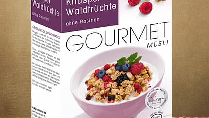 Gourmet Müsli "Knusper Waldfrüchte" von Brüggen