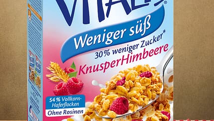 Vitalis "Knusper-Himbeere" von Dr. Oetker