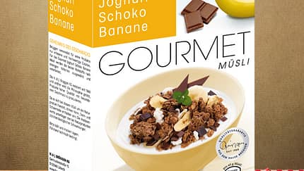 Gourmet Müsli "Joghurt Schoko Banane" von Brüggen
