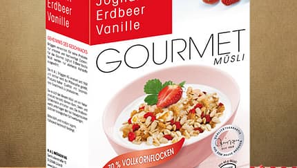 Gourmet-Müsli "Joghurt Erdbeer Vanille" von Brüggen 
