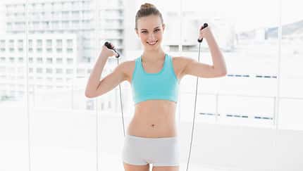 Seilspringen ist ein effektives Ausdauertraining 