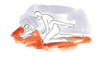 Sexstellungen aus dem Kamasutra: Die Schenkelklammer