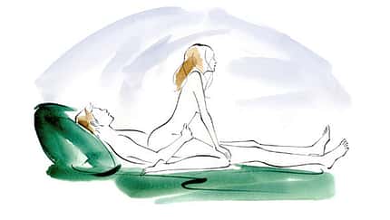 Sexstellung aus dem Kamasutra: Das fliegende Entenpaar
