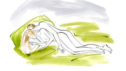 Sexstellungen aus dem Kamasutra: Die Löffel-Stellung