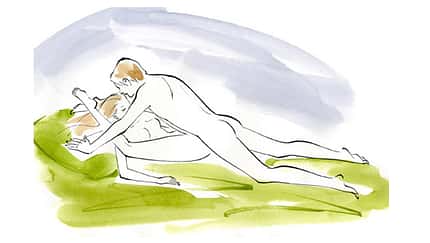 Sexstellungen aus dem Kamasutra: Phönix spielt in roter Höhle