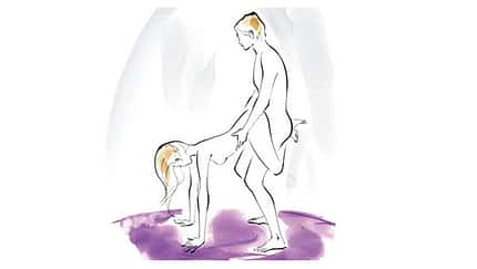 Sexstellungen aus dem Kamasutra: Schwimmende Fische