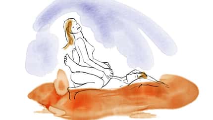 Sexstellungen aus dem Kamasutra: Glied reiten