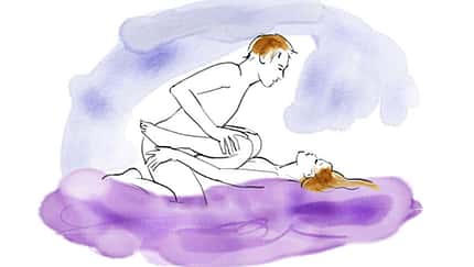 Sexstellungen aus dem Kamasutra: Krebsstellung