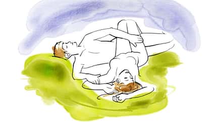 Sexstellungen aus dem Kamasutra: Yin und Yang