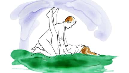 Sexstellungen aus dem Kamasutra: Der Gähnstellung