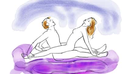 Sexstellungen aus dem Kamasutra: Knöchelklammer