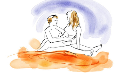 Sexstellungen aus dem Kamasutra: Shakti