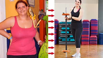 Jasmin hat erfolgreich abgenommen: Vorher wog sie 110 Kilo und nachher 70 Kilo