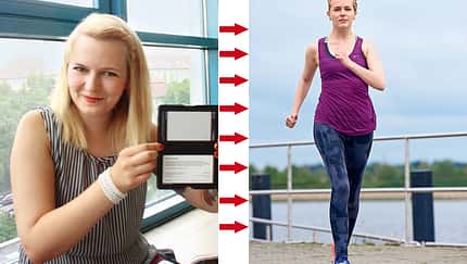 Ulrike hat abgenommen: Vorher wog sie 71 Kilo und nachher 56 Kilo