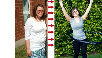 Schnell abnehmen: Regina verlor 18 Kilo