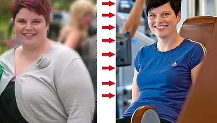 Sandra hat 66 Kilogramm Körpergewicht abgenommen