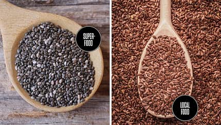 Food-Duell: Superfood vs. Local Food