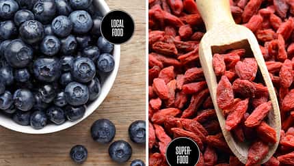 Food-Duell: Superfood vs. Local Foods