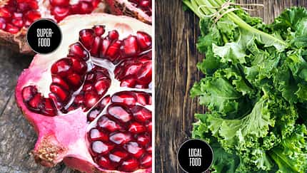 Food-Duell: Superfood vs. Local Foods
