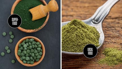 Food-Duell: Superfood vs. Local Foods