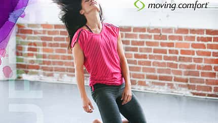 Komplett-Outfit aus der Urban Gym Collection von moving comfort