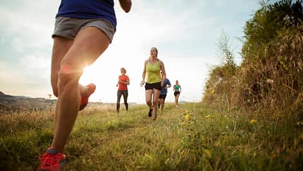 Runners Out for a Jog