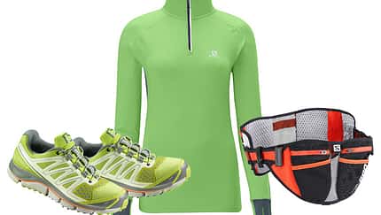 Trainrunning-Outfit von Salomon