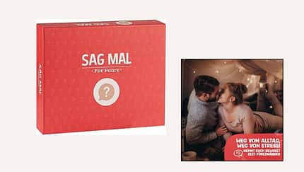 Spiel "Sag mal..." für Paare