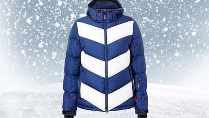 Stylishe Skibekleidung bei schlechtem Wetter