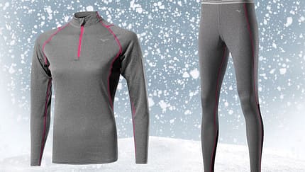 Funktionswäsche von Mizuno, Shirt zirka 80 Euro, Hose zirka 70 Euro