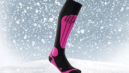 Skisocken von CEP, zirka 50 Euro