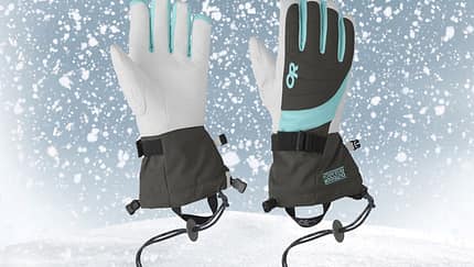 Handschuhe von Outdoor Research, zirka 70 Euro