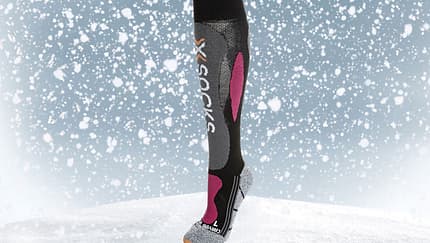 Skisocken von X-Socks, zirka 35 Euro, über Zalando