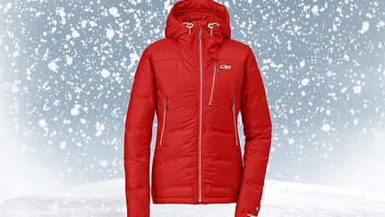 Skijacke von Outdoor Research, zirka 350 Euro