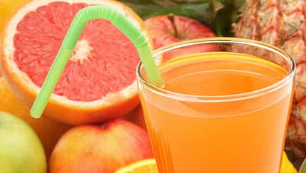 Fruchtsaft mit viel Vitamin C